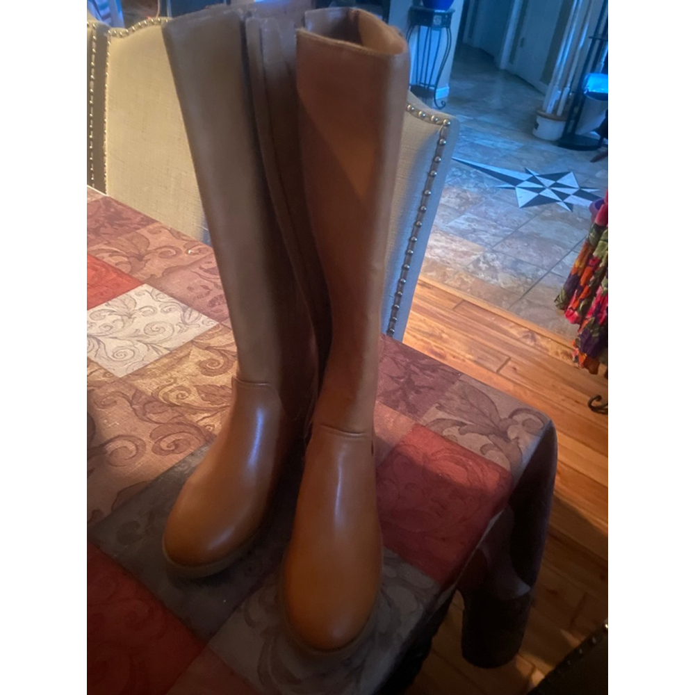 Women's Style & Co. Brown Heeled Boots Size 6